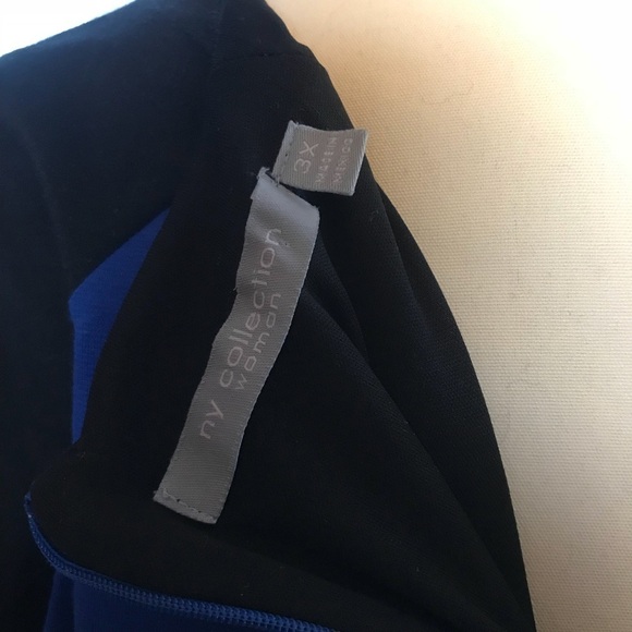 NY Collection Body Con Illusion Dress 3X - Picture 3 of 6